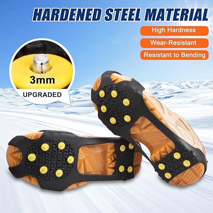Ice Cleats Anti-Slip for Shoes & Boots
