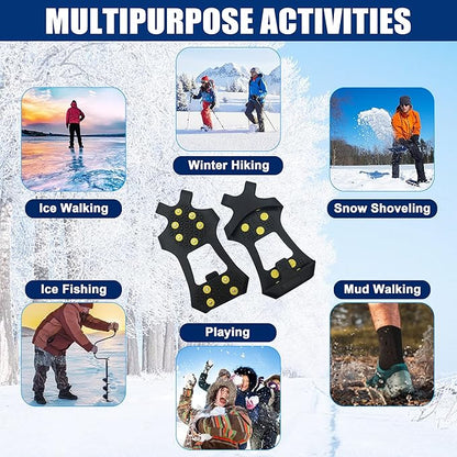 Ice Cleats Anti-Slip for Shoes & Boots