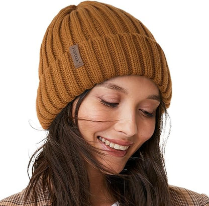 Winter Hats Fleece Lined Beanie Knit
