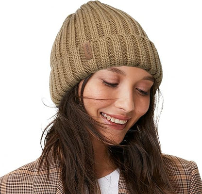 Winter Hats Fleece Lined Beanie Knit