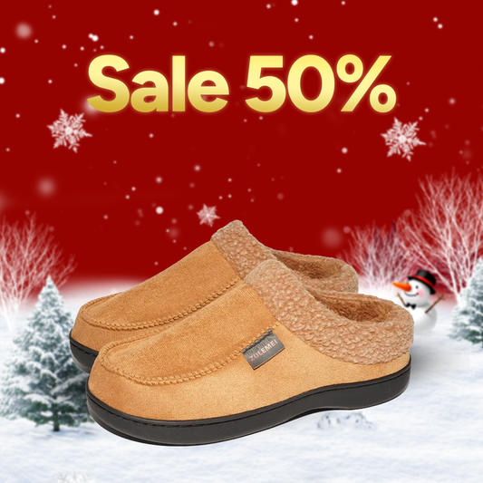 EvoComfort™ MemoryFoam Winter Clog Slippers - Men (Christmas)