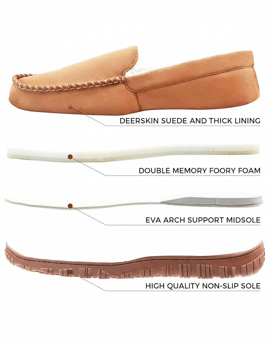 EvoComfort™ PlushMoc Winter Slippers